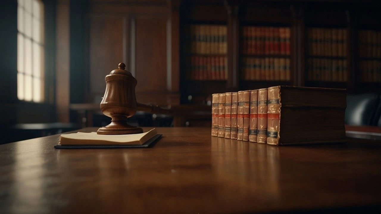 a courtroom